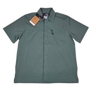NWT The North Face Womens Lightrange UV Hiking S/S Shirt, Duck Green, Size Small